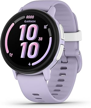 Garmin Bounce™ 2, Kids Smartwatch with Calling, Messaging and Location Tracking Features, Light Purple