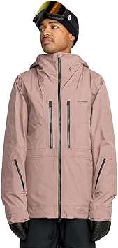 Volcom Men's Tds Infrared Gore-tex Snowboard Jacket – 30k Waterproof, Down Insulated, Recco®