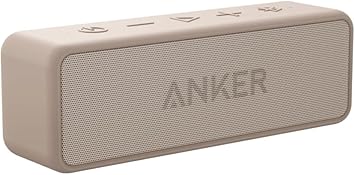 Anker Soundcore 2 Portable Bluetooth Speaker with Stereo Sound, Bluetooth 5, Bassup, IPX7 Waterproof, 24-Hour Playtime, Wireless, Speaker for Home, Outdoors, Travel
