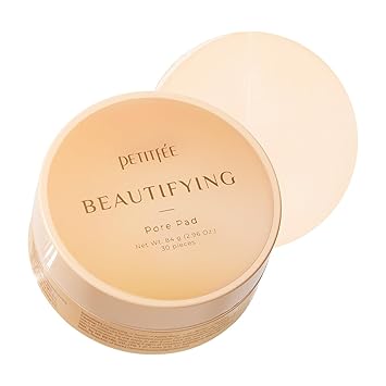 Beautifying Pore Pad (30 pieces) -Hydrogel Peach Pore Pads with Soluble Collagen, Glutathione, Bakuchiol, Retinyl Palmitate for Smooth Skin, Minimizing Pores