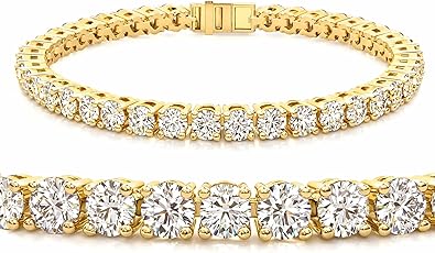 Sparkles 2-15 Carat Lab Grown Diamond Tennis Bracelet for Women in 14K Gold or Platinum | EF-VS Clarity | IGI Certified | 4 Prong Lab Created 2-15 cttw Diamond Bracelet | Festive & Seasonal Gifting