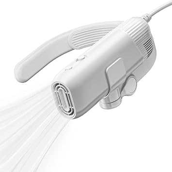 Pet Neck Dryer,110,000 RPM Brushless High-Speed Blower for Dogs and Cats,Pet Hair Dryer with 3 Speeds & 3 Temp for Grooming