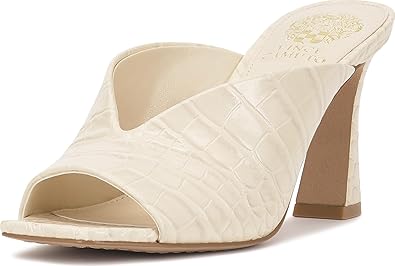 Vince Camuto Galeni Peep Toe High Heel Mules