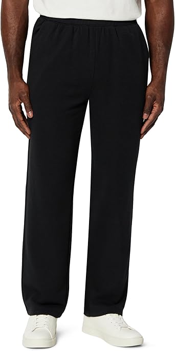 Amazon Essentials Men's Regular Fit French Terry Open Bottom Sweatpant
