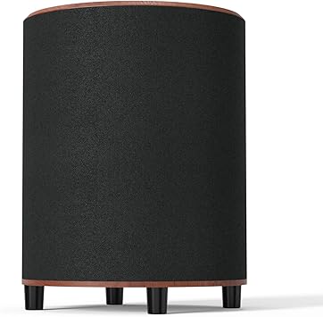 LITTOAK Powered Subwoofer, 6.5’’ Sub with DSP, Up to 100 Watts Home Theater Subwoofers, Down-Firing Subs, Class-D Amp, 40-250Hz, Low Pass dial, Phase Switch, Big Bass in Compact Design