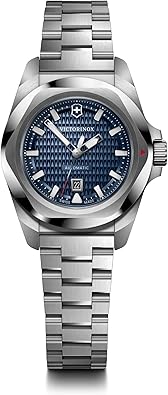 Victorinox I.N.O.X Small Automatic Blue Dial Stainless Steel Watch 32mm - 242026