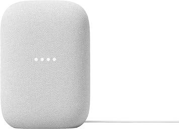 Google Audio Bluetooth Speaker - Wireless Music Streaming, Powerful Sound, Assistant Built-in, Wi-Fi and Bluetooth Connectivity, Smart Home Control, Stereo Pairing - Chalk