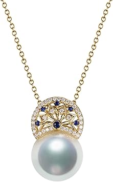 Pendant Necklaces for Women, Pearl Necklace with 18K Luxurious Ladies Necklace Gift