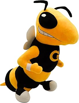 PLUSHIBLE Georgia Tech Mascot Buzz Rag Doll – 18-Inch Soft Stuffed Plush Figure, Washable Plush Toy for Kids and Adults, Officially Licensed University Character, Ideal Gift for Fans of All Ages