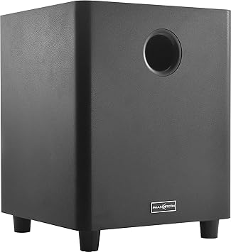 8 Inch Passive Subwoofer, 100W Power Heavy Bass Powerful Sound Synthetic Fiber Wood Material, Passive Speaker for Home Theater