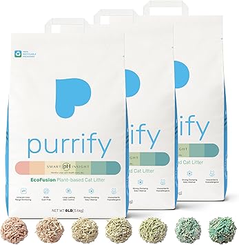 Smart Health Monitoring Cat Litter – Color-Changing, Fast Clumping, Odor Control, Low Dust | 3-Pack,Free cat scartcher
