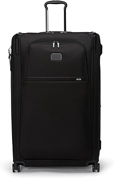 TUMI - Alpha XX-Large Dual Access Expandable 4-Wheeled Checked Luggage - Zipper Expansion - Durable Ballistic Nylon - Extra Large Capacity Suitcase with TSA Lock - Black