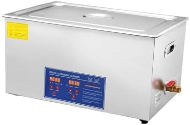 2L Ultrasonic Cleaning Machine - Digital Timer Stainless Steel Jewelry, Glasses, Watches & Bathroom Accessories Cleaner - High-Efficiency Ultrasonic Jewelry Cleaner