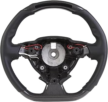 Car Steering Wheels Compatible With Ferrari 458 488 F12 LCD Carbon Fiber Steering Wheel Assembly Racing Sport Steering Wheel Car Interior Accessories(Black)
