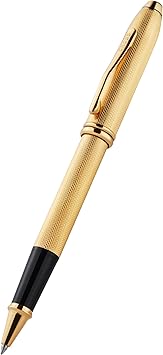 Cross Townsend® Polished 23KT Gold Plated Diamond Cut Pattern with 23KT Gold Plated Appointments Selectip® Rollerball Pen