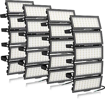 2000W LED Stadium Lights Outdoor Flood Lights 260000LM Super Bright LED Arena Flood Light 6500K IP67 Waterproof 100-277V Commercial Sport Field Light for Sport Fields, Courts