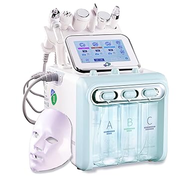 7 in 1 Multifunctional Face Care Device ，Facial Care Machine Vacuum Cleaning Jet for Home and Beauty Salon