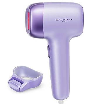 Wavytalk IPL Hair Removal Device, Bare It with Precision Roller for Face Body Bikini – Long-Lasting Result & Painless, 24J Dual-Pulse & Ice Cooling, At-Home Use for Women and Men, Corded