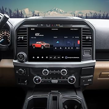 Android 14 Car Stereo Radio for Ford F150 2015-2021,13 Inch 1920 * 1200 2K HD Touch Screen 8 Core CPU Wireless Carplay & Android Auto, with DSP Bluetooth 5G WiFi SWC GPS Navigation