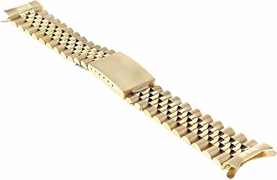 Ewatchparts MENS 19MM 14K YELLOW GOLD JUBILEE WATCH BAND FOR ROLEX DATE 15037, 15038, 15238