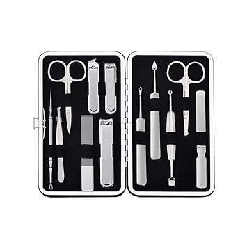Nail Set 12 Piece Beauty Stainless Steel Clipper Personal Care Tool