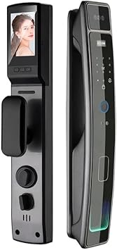 Face Recognition Smartlock Wood Zinc Deadbolt Magnetic Cerradura Inteligente para Puerta Fingerprint Digital Door Smart Lock(30)