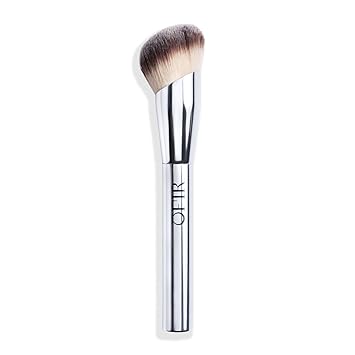 OFIR Core Canvas, Angled Shape, Dense Complexion Brush, Sensitive Skin Friendly, Easy to Clean, Vegan