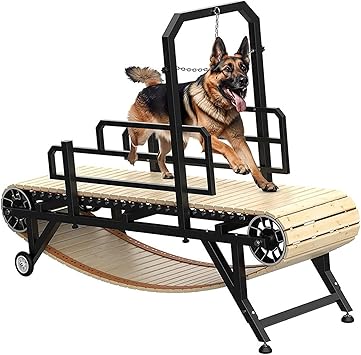 Dog Treadmill for Large/Medium Dogs,Dog Slatmill with Brake,Dog Slatmill for Healthy & Fit Dog Life, Dog Treadmill for Indoor & Outdoor,Treadmill for Dogs up to 330 lbs(Medium)