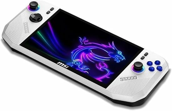 msi Claw A8 PC Gaming Handheld: AMD Ryzen Z2 Extreme, 8" FHD+ 120Hz Display, 24GB LPDDR5x, 1TB NVMe SSD, SD Card Reader, Thunderbolt 4, Win 11 Home: White BZ2EM-070US