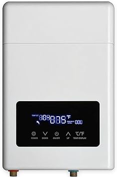 18kW 240V Tankless Water Heater, Up to 4.4 GPM On Demand Instant Hot Water Heater, Switch Between Fahrenheit and Celsius