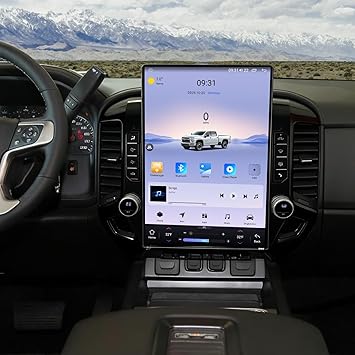 Car Radio for Chevrolet Silverado GMC Sierra 2014-2018 Stereo Replacement Head Unit 15.6 Inch 2K IPS Touch Screen Tesla Style Carplay Android Auto GPS Navigation Multimedia OEM 4 Inch 8 Inch (6+64GB)