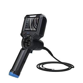 Steering Industrial Borescope 4Way 360 Degree with 6mm 3.5" Digital Camera for Sewer Engine Pipe Inspection with Memory Card