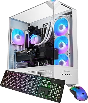 iBUYPOWER Element Gaming PC Desktop Computer AMD Ryzen 9 7900X CPU, NVIDIA GeForce RTX 5070 12GB GPU, 32GB DDR5 RGB 5200MHz RAM, 1TB NVMe SSD, Windows 11 Home, Gamer Keyboard and Mouse - EWA9N5702