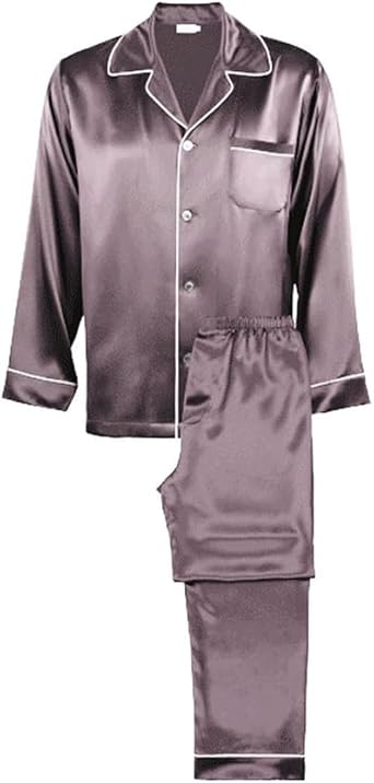 Silk Men's Pajamas 19mm Mulberrys Shirt Set