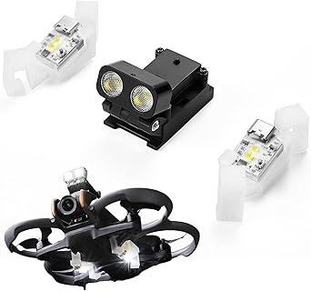 Search Light Kit for DJI Avata 2, Tactical Spotlight System for Drone Night Flight & Indoor Navigation