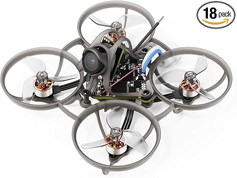 BETAFPV Air65 II Brushless Whoop Quadcopter, Ultralight 1S 65mm Micro Drone with Matrix 1S 5IN1 II 12A FC, 0702 36000KV Motor, 1207 3-Blade Prop, C03 Camera, Air II Canopy&Frame for Champion FPV Quad