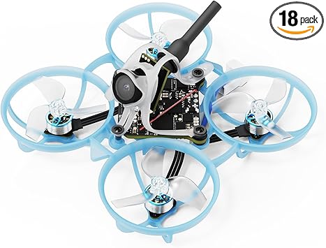 BETAFPV Air65 II Brushless Whoop Quadcopter, Ultralight Weight 1S 65mm Micro Drone with Matrix 1S 5IN1 II 12A FC, 0702 25000KV Motor, 1219S 3-B Prop, C03 Camera, Air II Canopy&Frame for FPV Freestyle