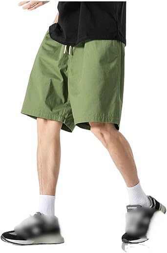 Deep Military Color Shorts Men Candy System Boys Loose Casual Sports Five Pants