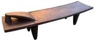 Hand Carved Senufo Coffee Table: African Wood Bench