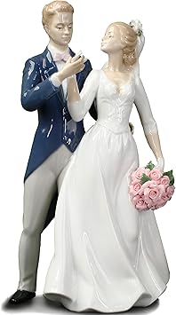 MTME Porcelain Figurine, Happy Couples, Memorabilia, Wedding Gifts, Statue Home Decor (Happy Couple)
