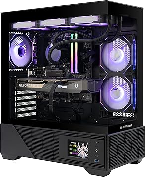 ZOTAC MEK Gaming PC Desktop, NVIDIA GeForce RTX 5070 Ti 16GB GDDR7, AMD Ryzen 7 9700X Up to 5.5GHz, 32GB DDR5, 1TB NVMe SSD, 750W 80+ Gold PSU, WiFi 6E, Bluetooth 5.3, Windows 11 Pro