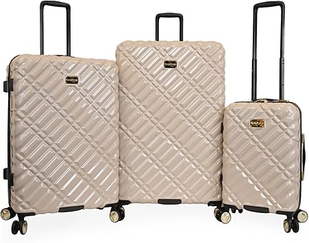 Bebe Sheila XL 3 Piece Luggage Set with Spinner Wheels - 21", 29", 32"