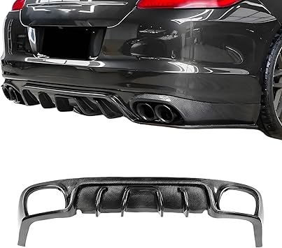 Carbon Fiber Car Rear Lip Compatible with Porsche 970.1 2010-2014, Bumper Diffuser Kit