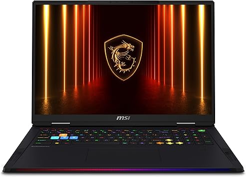 MSI Raider A18 HX 18" QHD+ 240Hz Gaming Laptop, AMD Ryzen 9 9955HX3D, RTX 5080, 32GBDDR5, 2TB Gen4x4 NVMe SSD, Windows 11 Home
