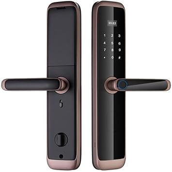 Aluminum Alloy Fingerprint Lock Door Smart