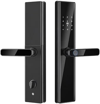 Semi Automatic Intelligent Lock Aluminium Alloy Fingerprint Smart