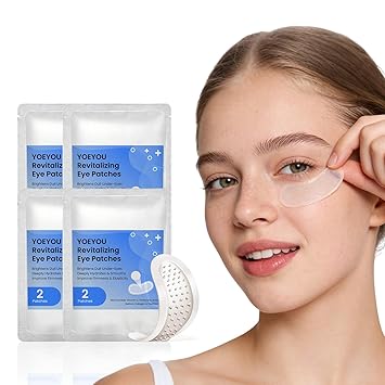 Dissolvable Micro Dart Under Eye Patches for Dark Circles, Puffiness & Fine Lines | Hyaluronic Acid, Retinol, Collagen, Peptides, Vitamin C & Niacinamide | Korean-Inspired Eye Care (8 Count)