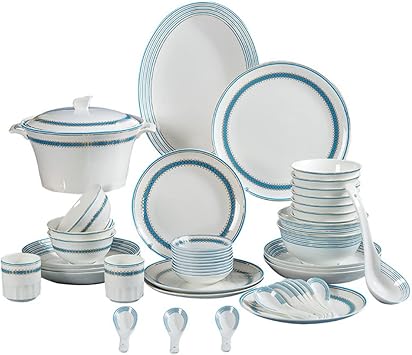 Vintage Bone China Tableware Bowl Set, Handmade Drinking Utensils, Kitchen Supplies
