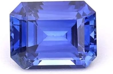 Natural Blue Sapphire Octagon Cut Loose Gemstone Certified Genuine Stone for Ring Making Pendant Jewelry September Birthstone Gift 10×8mm (1 Piece)