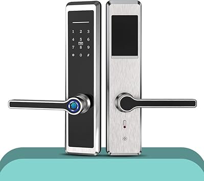 Tuya App High Security Stainless Steel Smart Keyless Keypad Password Lock Digital Biometric Rifd Card Fingerprint Door